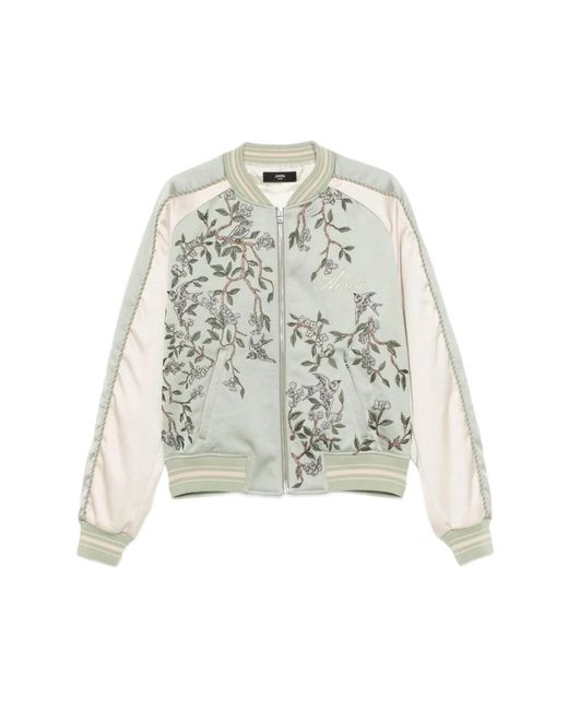 Amiri White Bomber Jackets for men