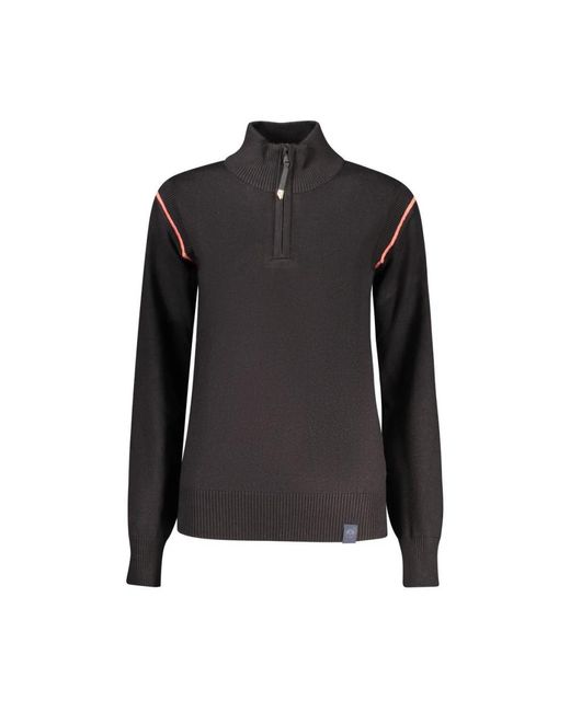 North Sails Truien & Vesten ,Zwart ,Wol Viscose Trui in het Black