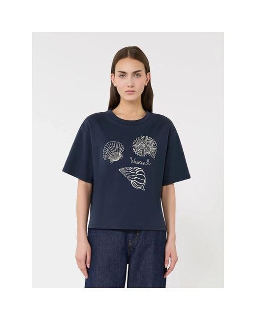Weekend by Maxmara Blue T-Shirts