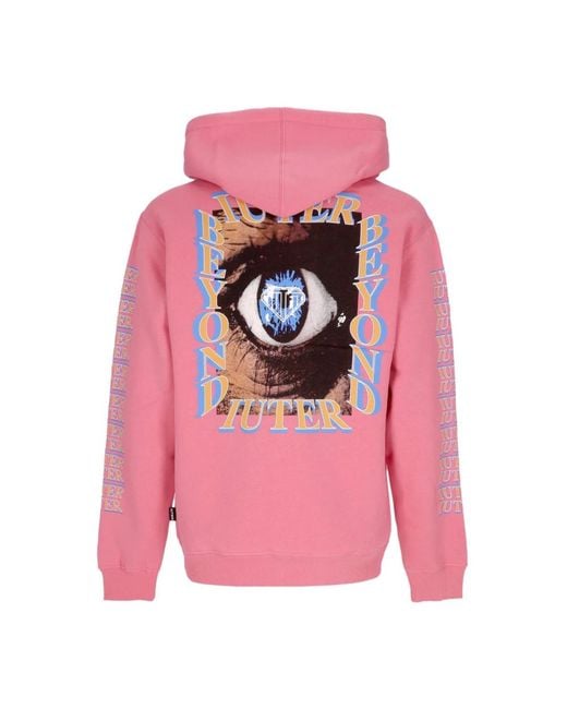 Iuter Pink Hoodies for men