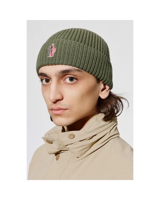 Beanies di Moncler in Green da Uomo