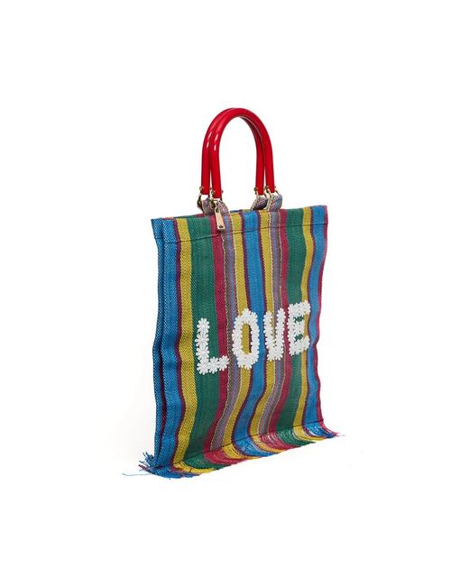 La Milanesa Blue Shopping Bags