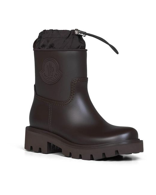Moncler Black Wellies