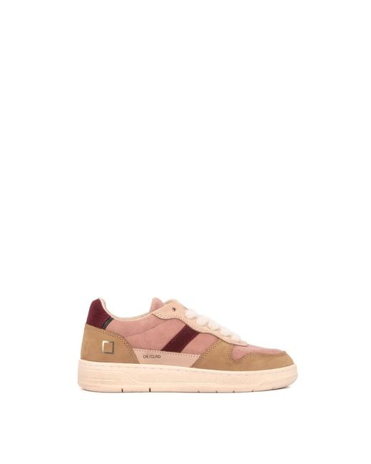 Date Pink Basket Sneaker