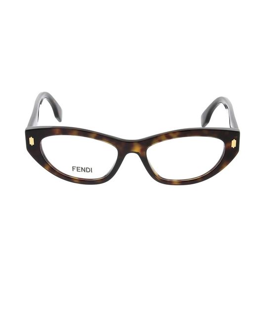 Glasses Fendi de color Brown