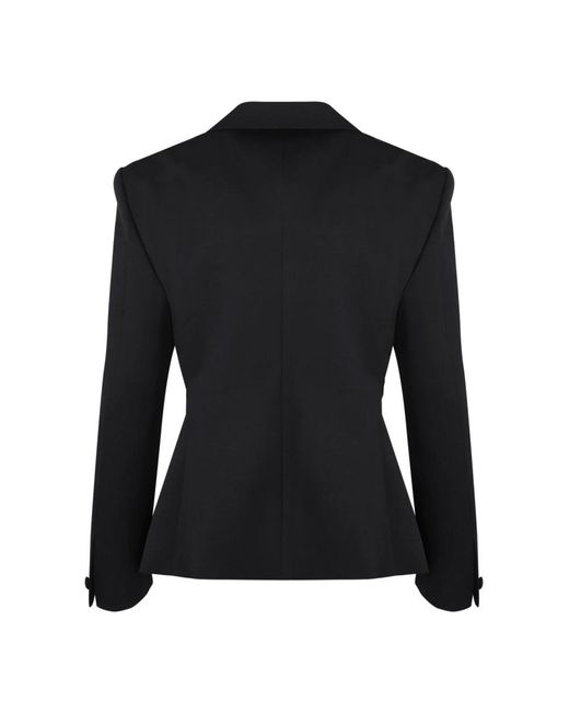 Givenchy Jassen ,Zwart ,Wol Jasje Van Wol Met Gedrapeerd Detail in het Black
