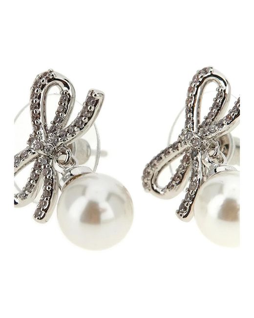 Self-Portrait Metallic Earrings