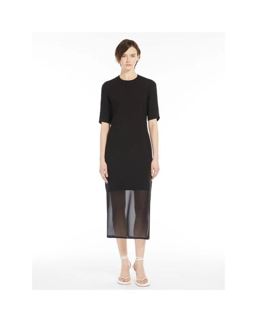 Sportmax Black Midi Dresses