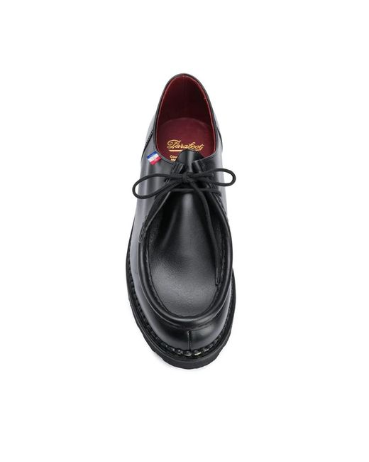 Paraboot Black Laced Shoes for men