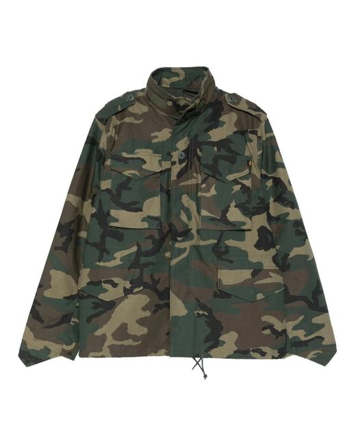 Alpha Industries Green Light Jackets for men