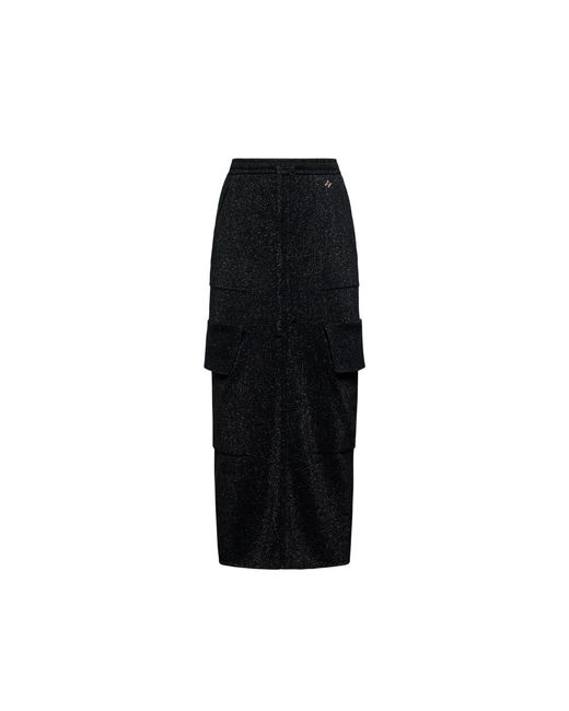 Maxi Skirts Silvian Heach de color Black