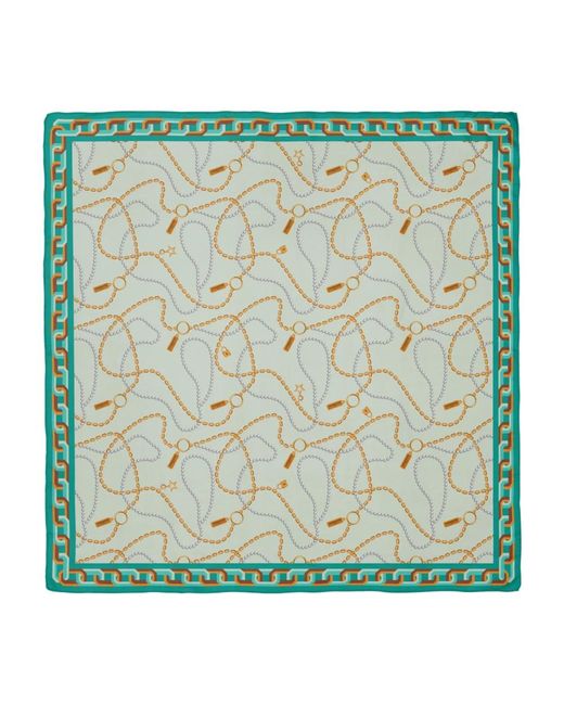 Le Parmentier Green Silk Scarves