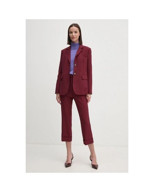 DKNY Cropped Broeken in het Red