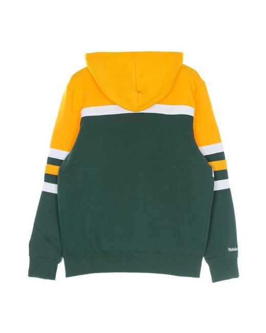 Hoodies Mitchell & Ness de hombre de color Yellow