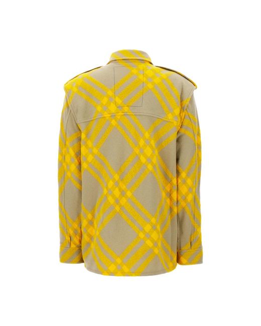 Light Jackets Burberry de color Yellow