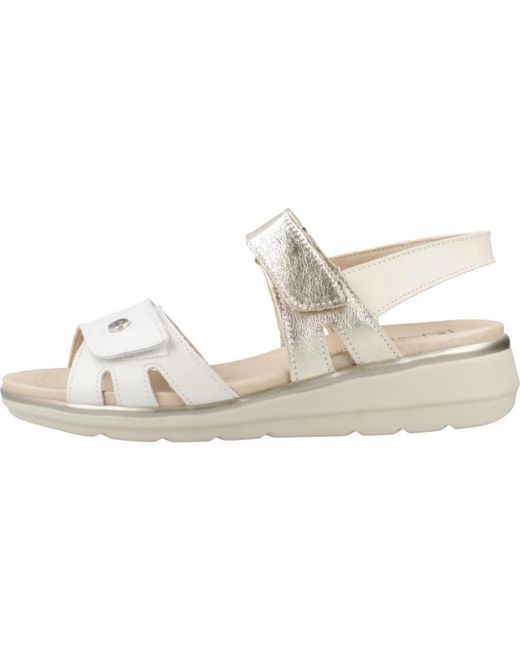 Pitillos Flat Sandalen in het Metallic