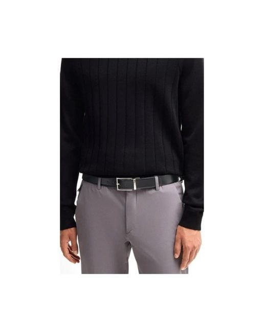 HUGO Black Belts for men