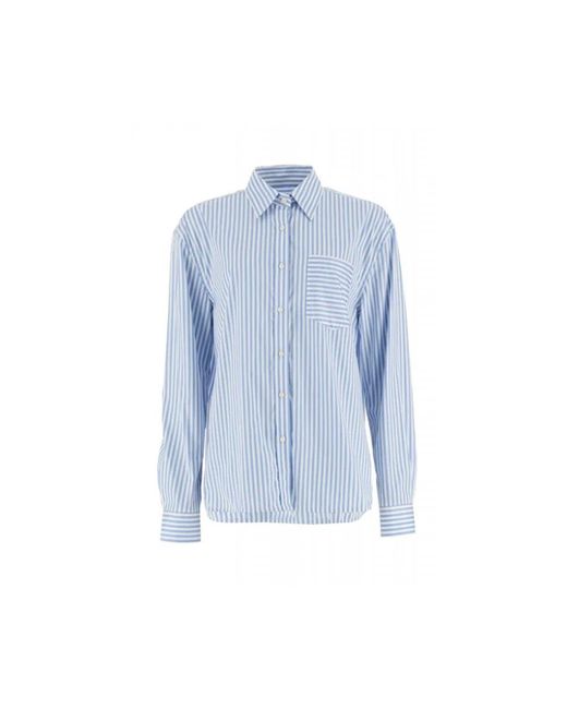 La Martina Poplin Shirt in het Blue