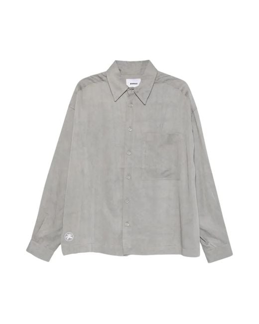 Bonsai Gray Casual Shirts for men