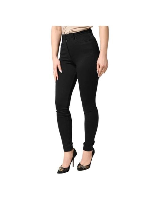 Dolce & Gabbana Black Skinny Trousers