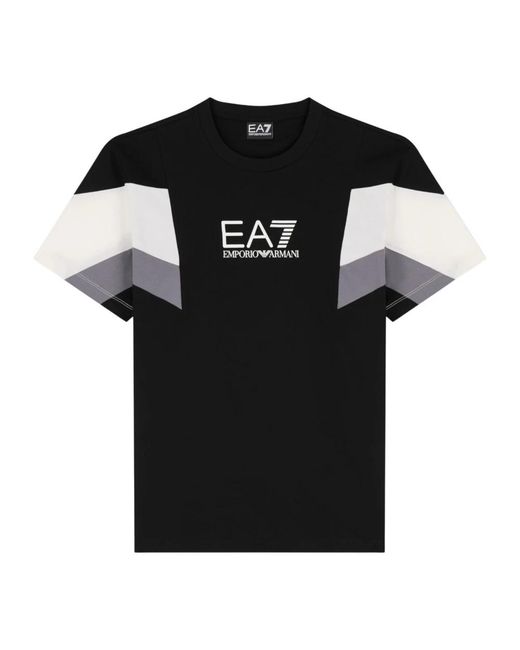EA7 Black T-Shirts for men