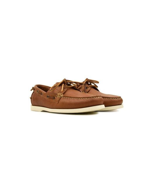 Ralph Lauren Brown Sailor Shoes for men