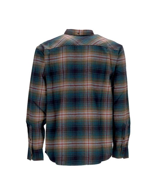 Element Blue Casual Shirts for men