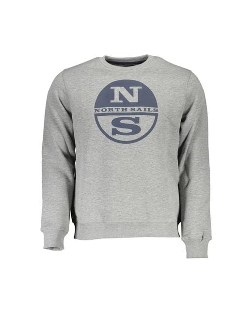 North Sails Gray Sweatshirts for men