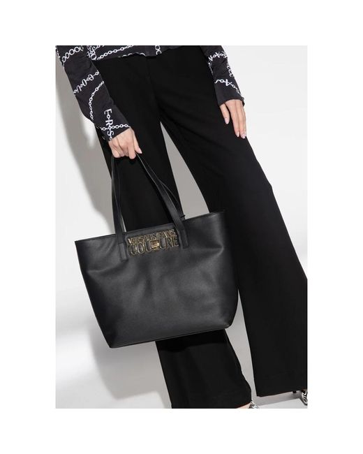 Shopping bag 75va4bl8 di Versace in Black