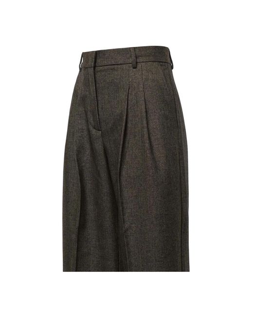ANDAMANE Brown Wide Trousers