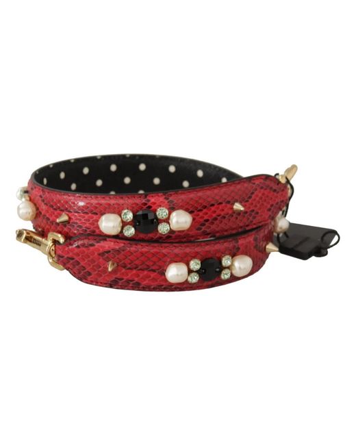 Dolce & Gabbana Red Bag Accessories
