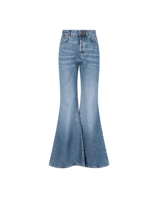 Chloé Blue Wide Jeans