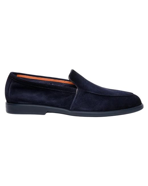 Santoni Mocassin in het Blue voor heren