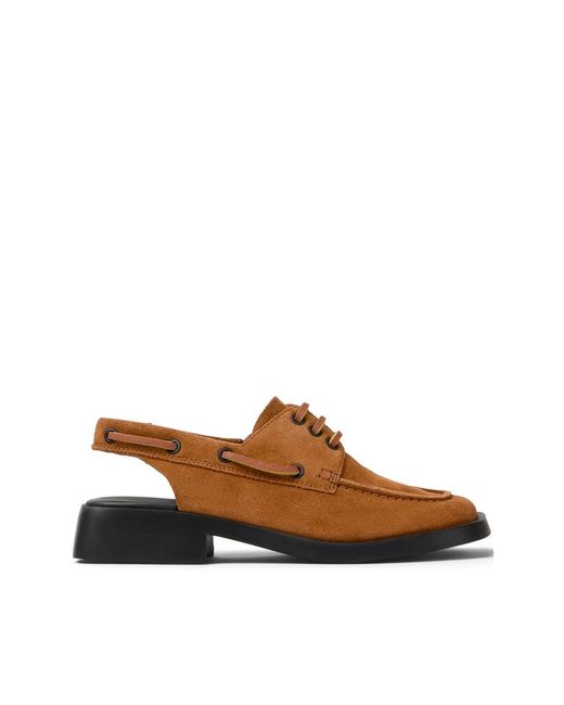 Camper Brown Ballerina Shoes