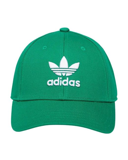 Verde trefoil baseball cap di Adidas Originals in Green