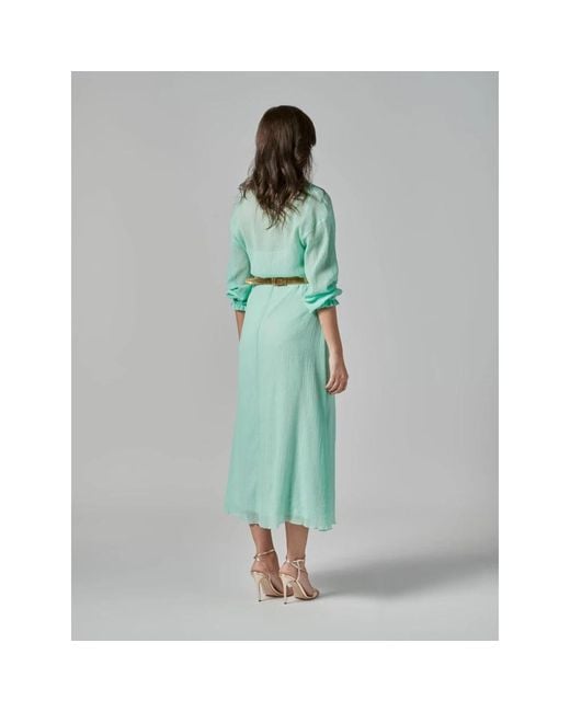 Pomandère Green Midi Dresses