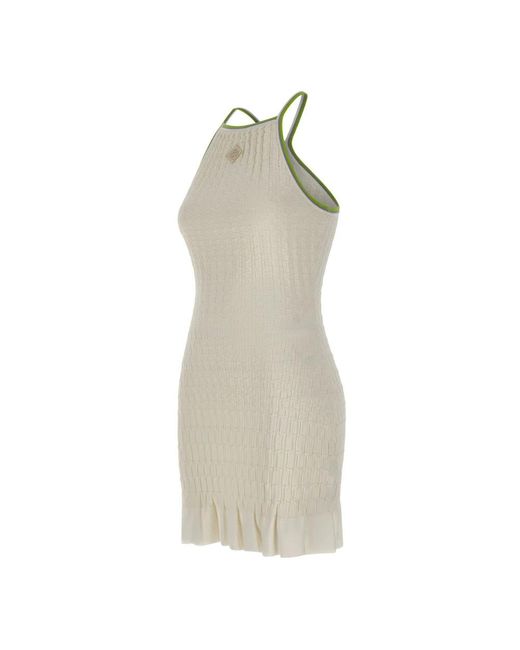 Casablanca Natural Short Dresses