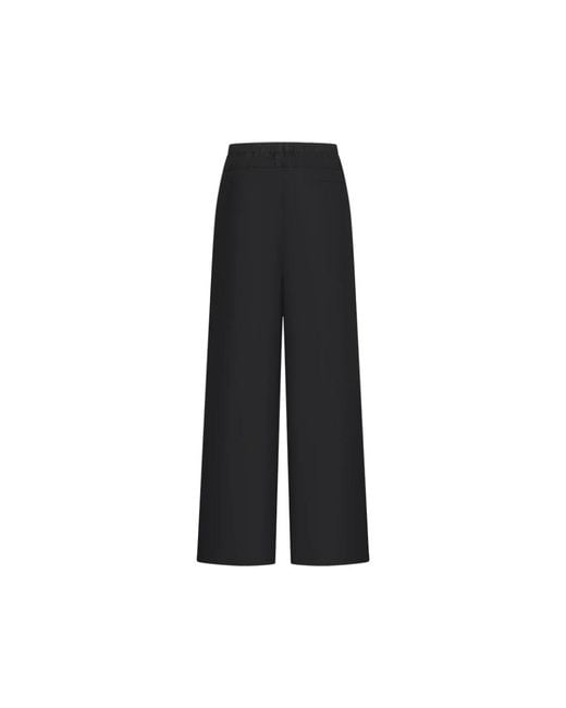 Jil Sander Black Wide Trousers for men