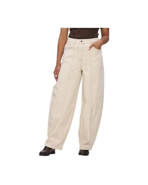 Object Jeans ,Denim Rabea Barrel Jeans in het Natural