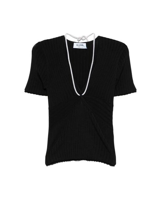 Blugirl Blumarine Black Schwarze Pullover Kollektion