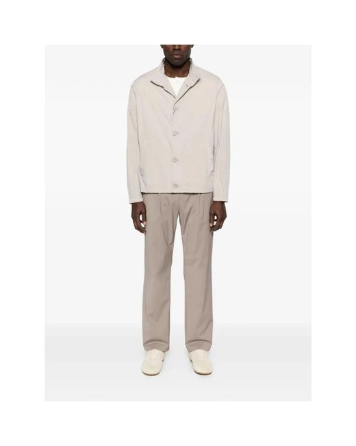 Light Jackets Herno de hombre de color White
