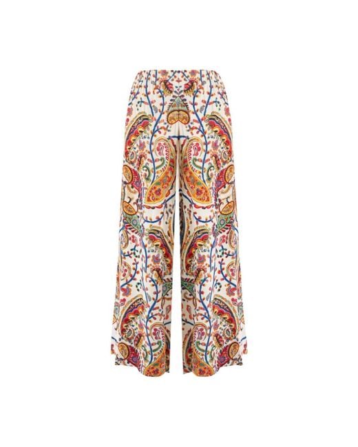 Etro Metallic Wide Trousers