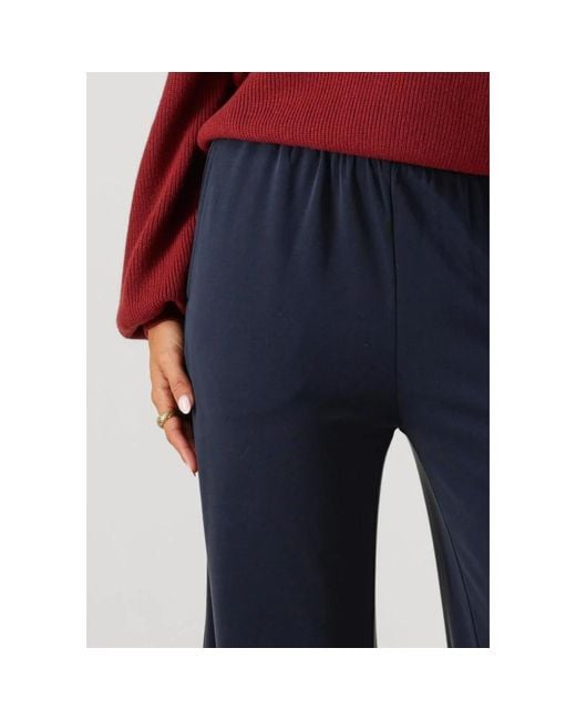 Moss Copenhagen Blue Blaue Lynette Hose Für Frauen
