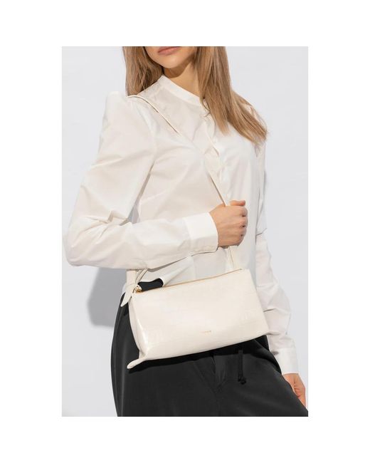 Jil Sander White Cross Body Bags