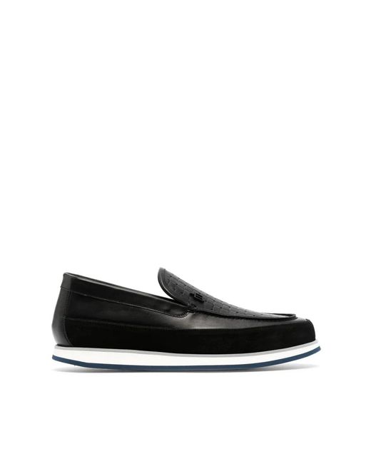 Baldinini Elegante schwarze loafers in Black für Herren