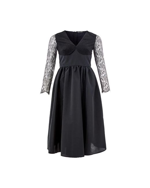 Lardini Black Midi Dresses