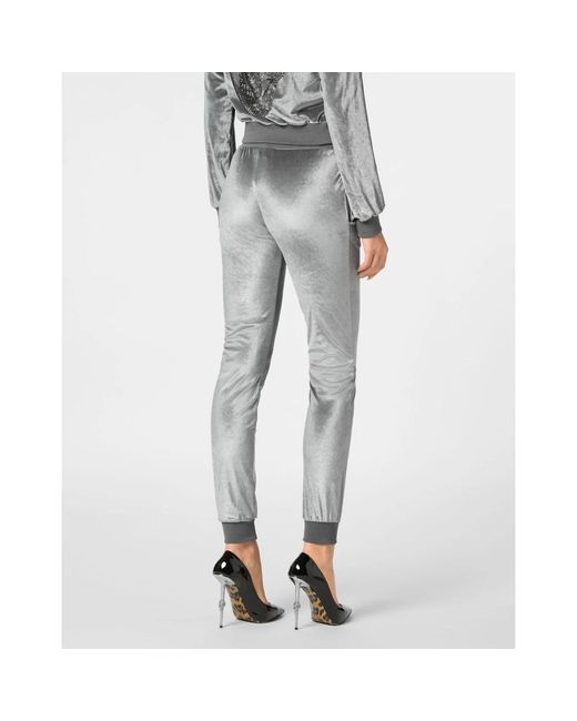 Philipp Plein Broeken ,Grijs ,Trainingsbroeken Skull in het Gray