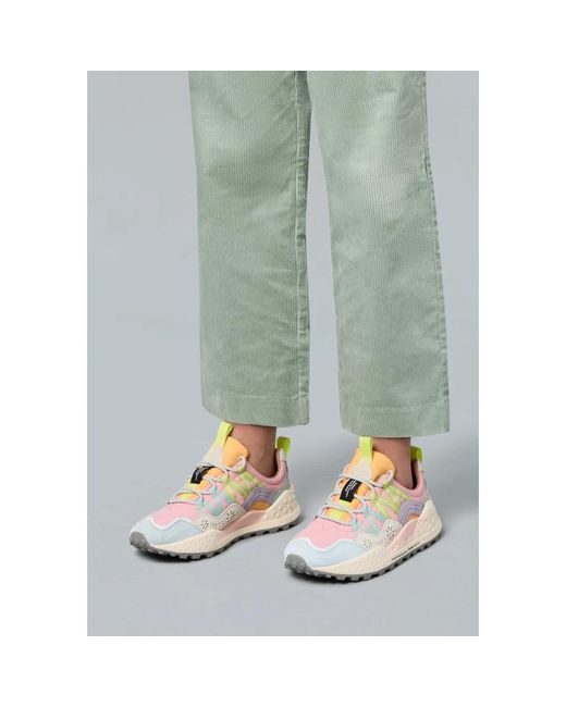 Flower Mountain White Sneakers
