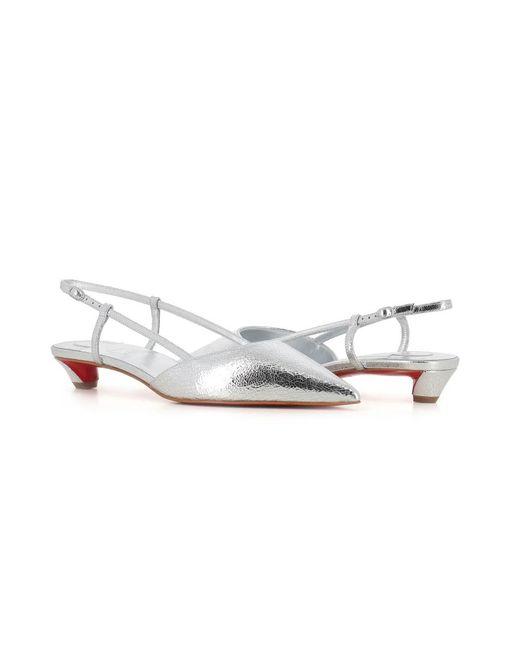 Christian Louboutin White Pumps