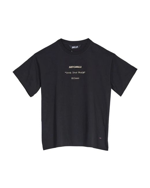 Just Cavalli Black T-Shirts for men